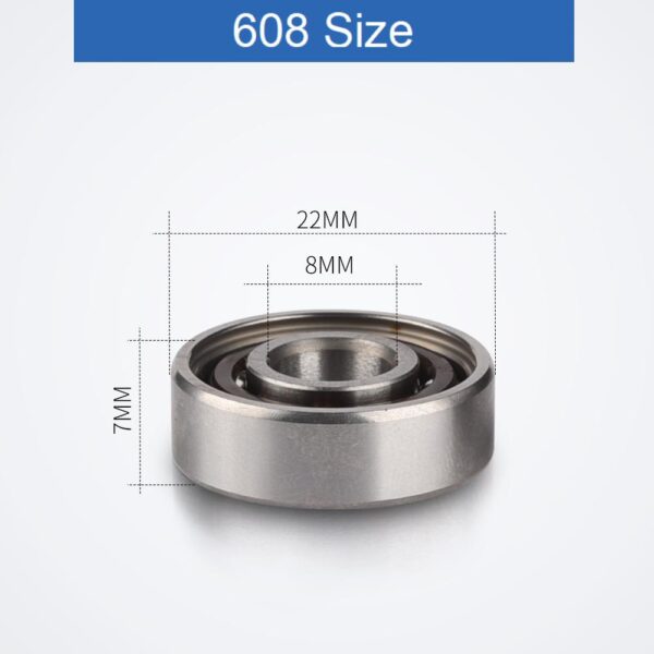 Miniature High Speed Deep Groove Ball Bearing:608 - Image 4