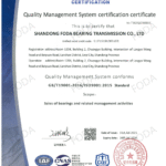 🎉FODA Successfully Achieves ISO9001 Quality Management System Certification.