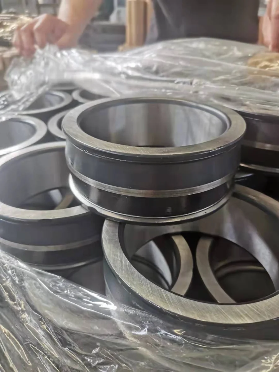 Bearing steel rings and bearing material at FODA bearing factory