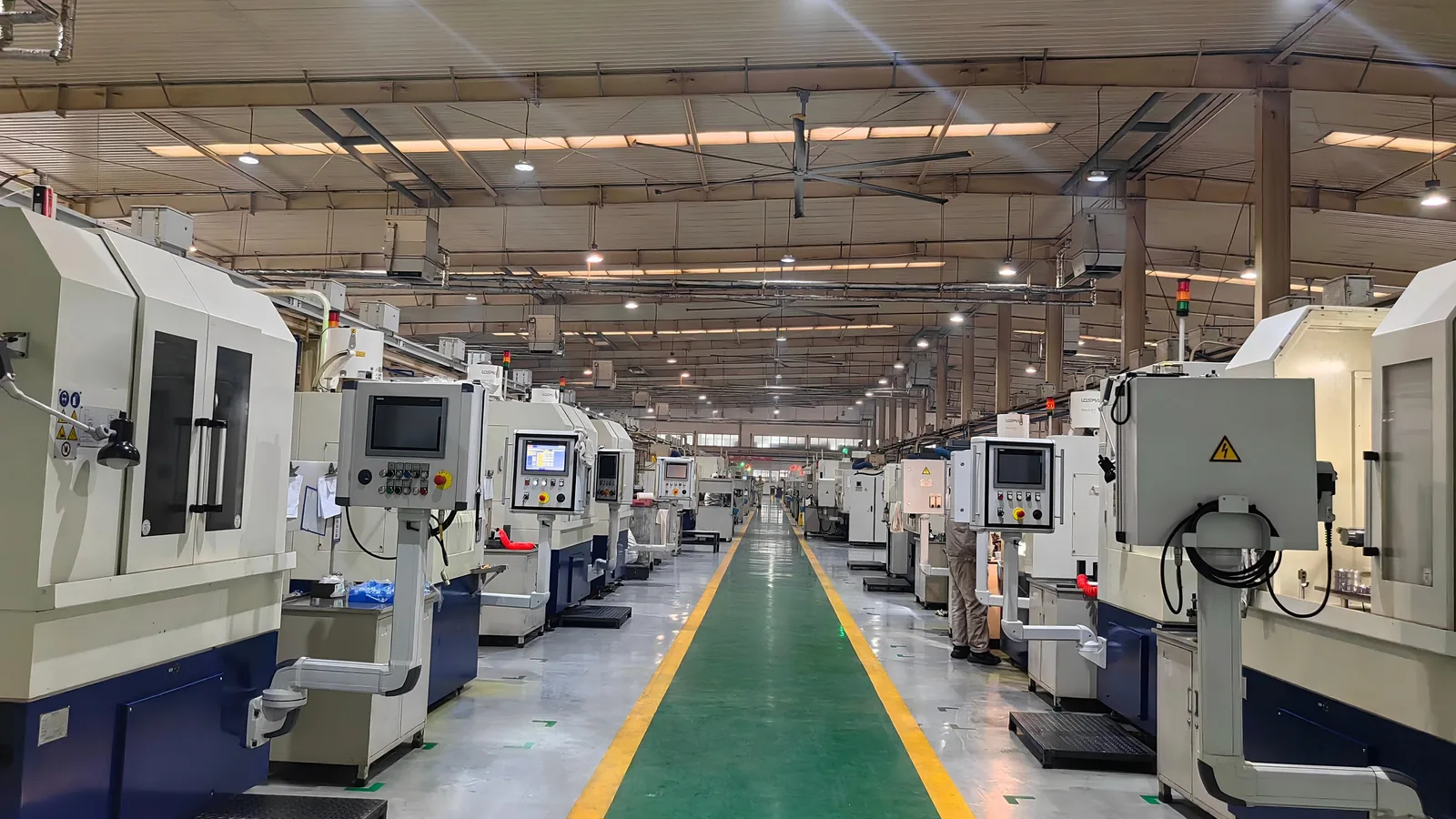 FODA bearing manufacturing workshop with automated production equipment